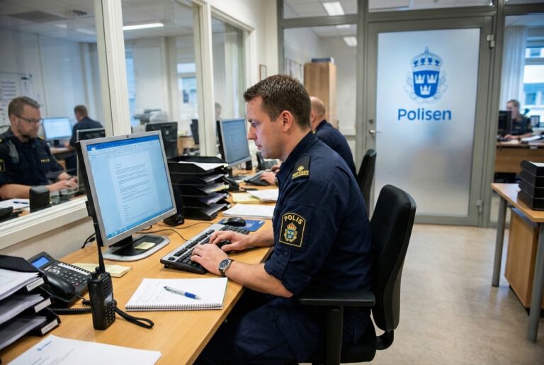 Vad gör polisen vid en brottsanmälan?