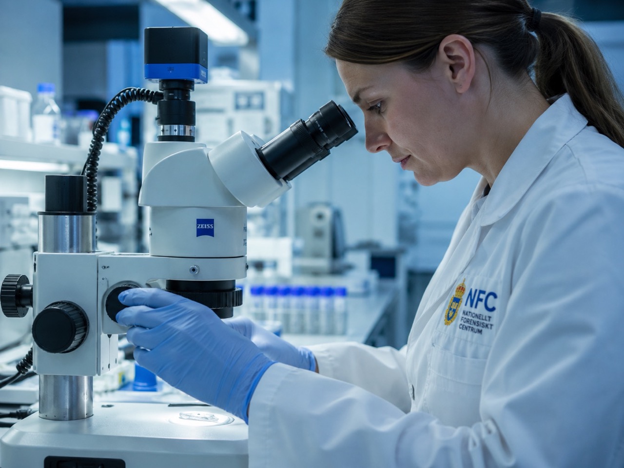 Forensiker – Polisens vetenskapliga experter i laboratoriet