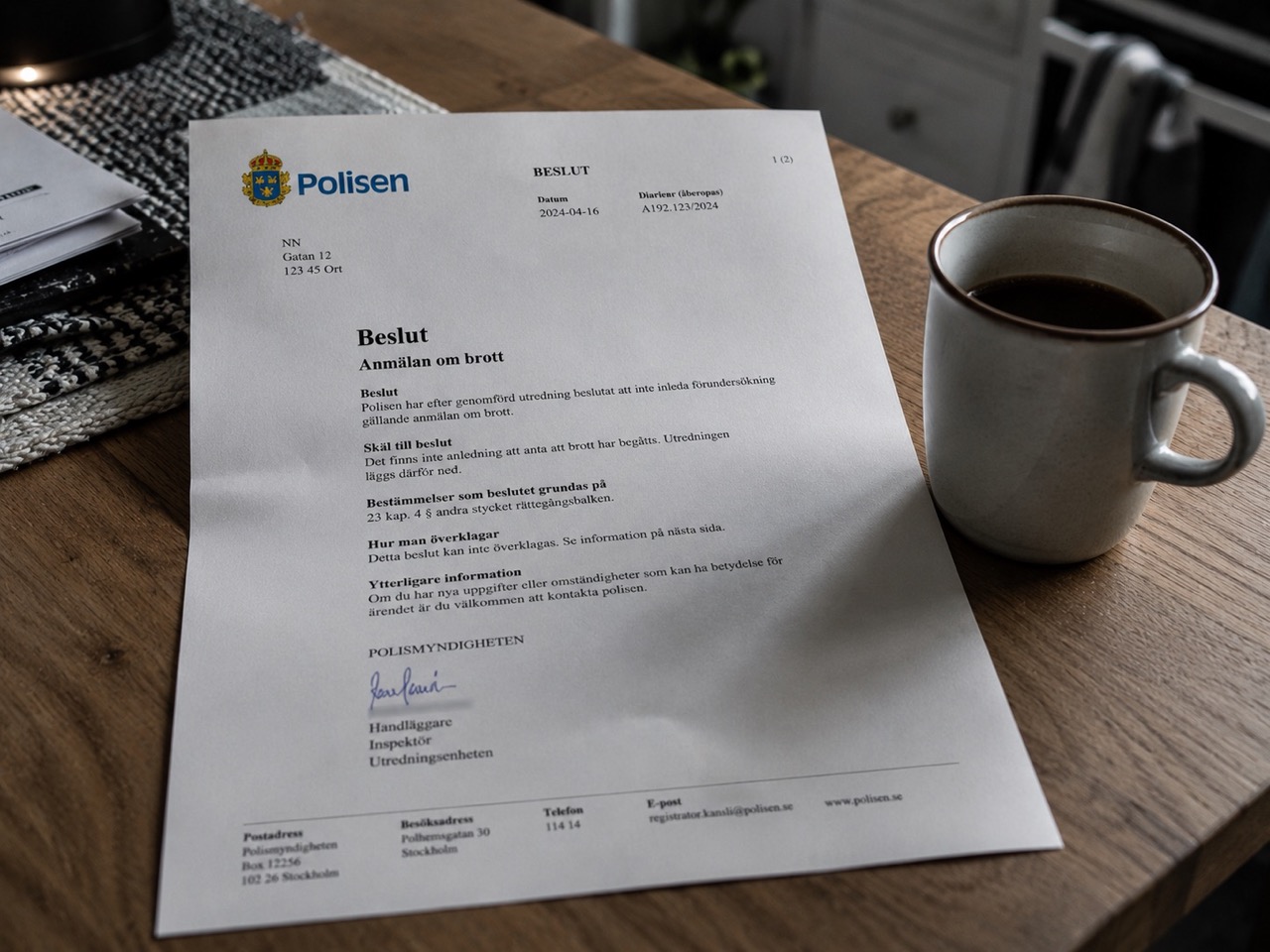 Nedlagd förundersökning – Varför lägger åklagaren ner?