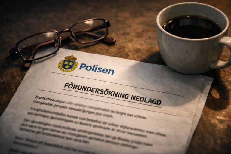 Nedlagd förundersökning