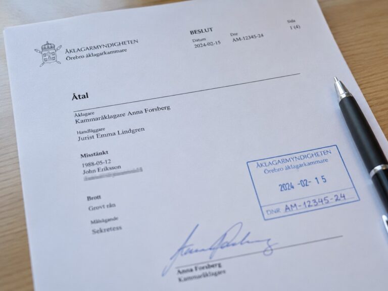 Vad är åtalsunderlåtelse? – Skyldig men inget straff