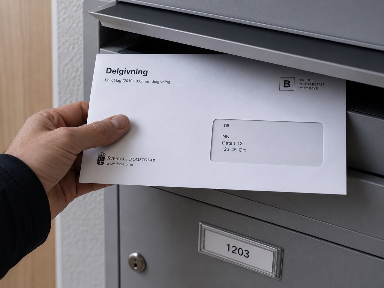 Delgivning och förenklad delgivning – Regler för myndigheters dokumenthantering