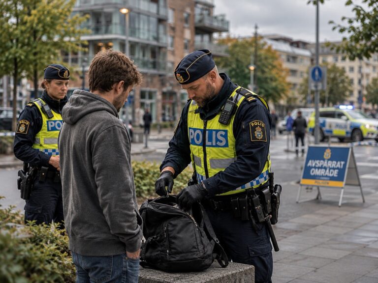 Säkerhetszoner och kroppsvisitation – När polisen får muddra dig utan misstanke