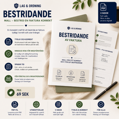 bestridande pdf mall