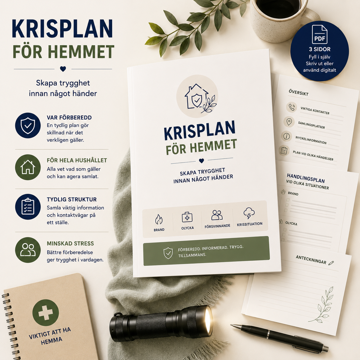 Krisplan checklista