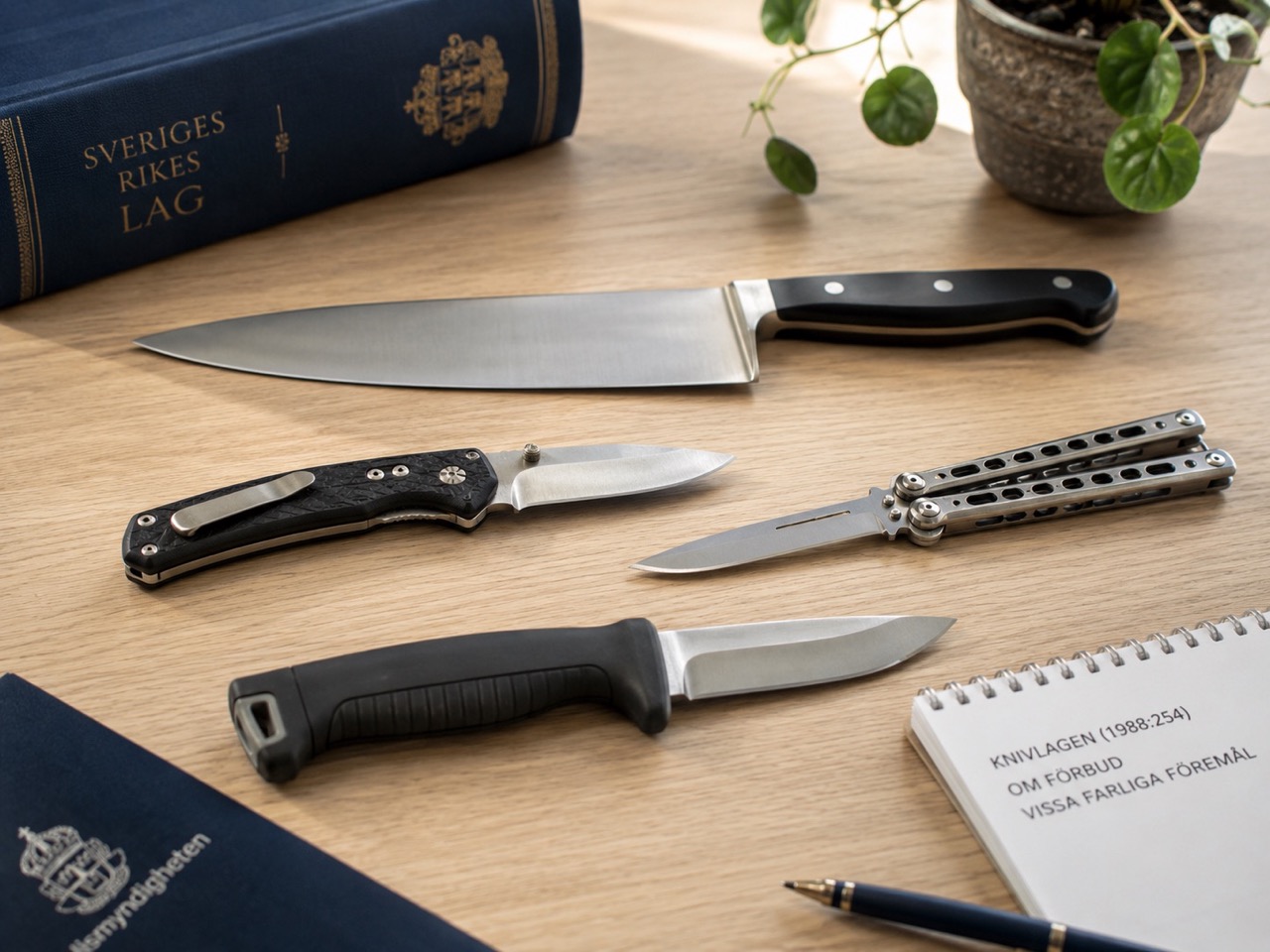 Knivlagen och vapenbrott – Den kompletta guiden till vad du får och inte får bära