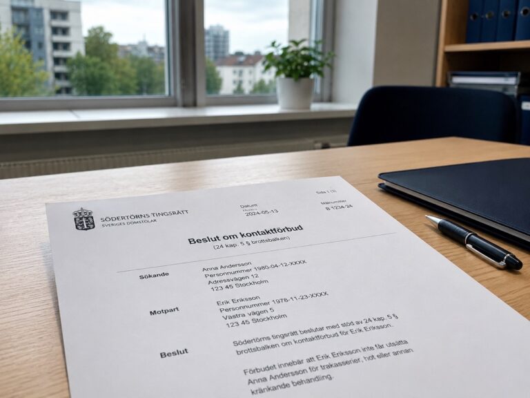 Kontaktförbud – Regler, förutsättningar och överträdelser