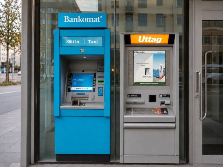 Avgifter vid kontantuttag – så ser du vad bankomaten tar betalt
